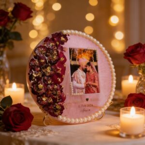 Circle Resin photo frame 10x10 inch