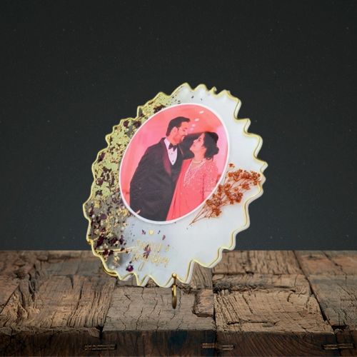 Agate Resin photo frame 12x12 inch