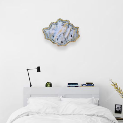 Resin clock