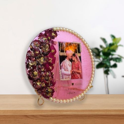 Circle Resin photo frame 10x10 inch