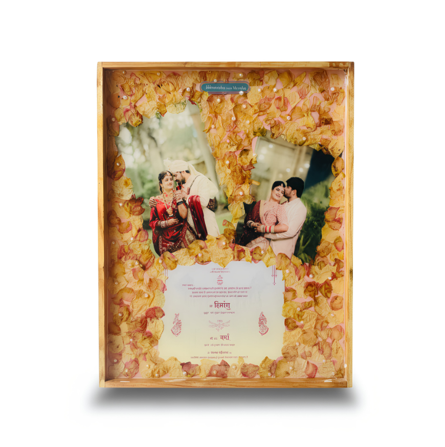 19*16 Varmala Preservation with Wedding Card