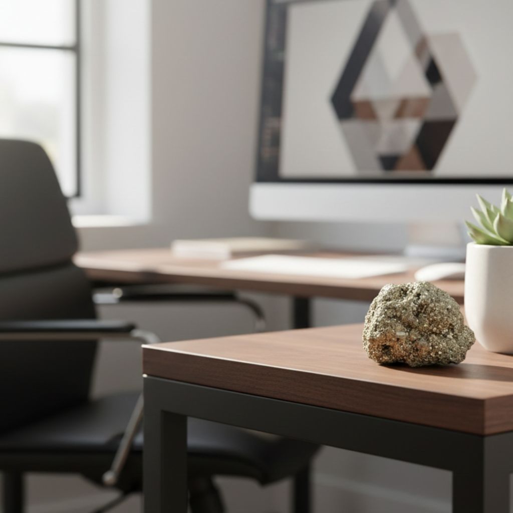 Raw Pyrite Crystal Stone 50–60 gm for Positive Energy & Money Attraction - Pyrite Crystal Stone by Viti Creations - Image 3