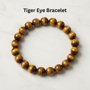 Tiger eye crystal bracelet for confidence courage and protection