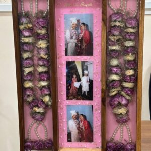 Resin Photo Frame with Preserved Wedding Items -18x24 inch