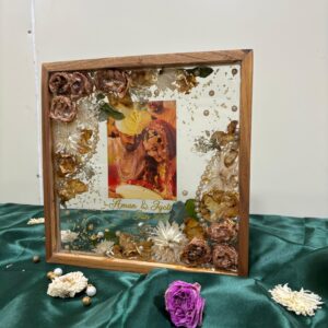 Floral Wedding Preservation Frame -12*12 Inch